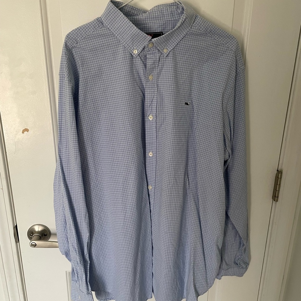 Vineyard Vines men’s long sleeve button down shirt preppy XXL EUC SOUTHERN frat